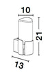 Pyro Außenwandleuchte Dunkelgrau IP54 (5)