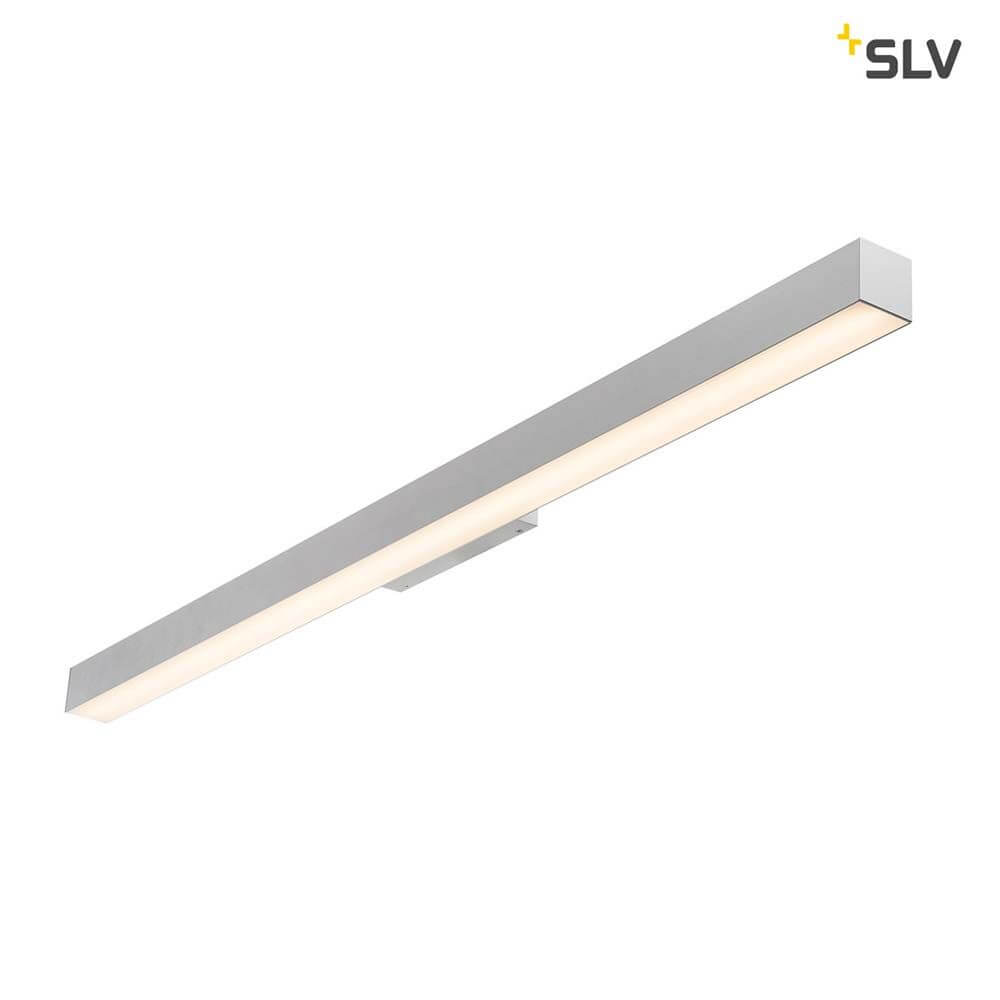 Q-Line LED Wandleuchte Silbergrau 3000K mit blendfreier Beleuchtung und modernem Design.