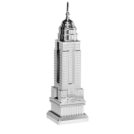 Empire table lamp with detailed architecture of the Empire State Building in a glossy design.