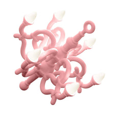 Fallen Chandelier XL floor lamp Pink, elegant floor lamp in XL format with classic design.