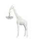 Giraffe in Love M Outdoor Stehleuchte 265cm mit Kronleuchter im Marie-Thérèse-Stil, wasserdicht und elegant.
