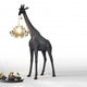 Giraffe in Love XS Stehleuchte 100cm mit klassischem Kronleuchter in Giraffendesign von qeeboo.