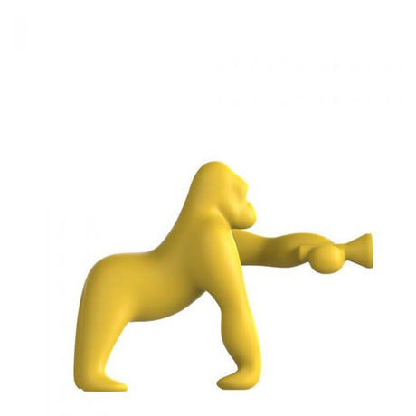 Kong XS table lamp Gorilla in yellow, ideal for indoor spaces with adjustable arm.