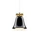 Mabelle Kronleuchter 12-flammig in elegantem Design mit goldenen Akzenten und Kristallanhängern.