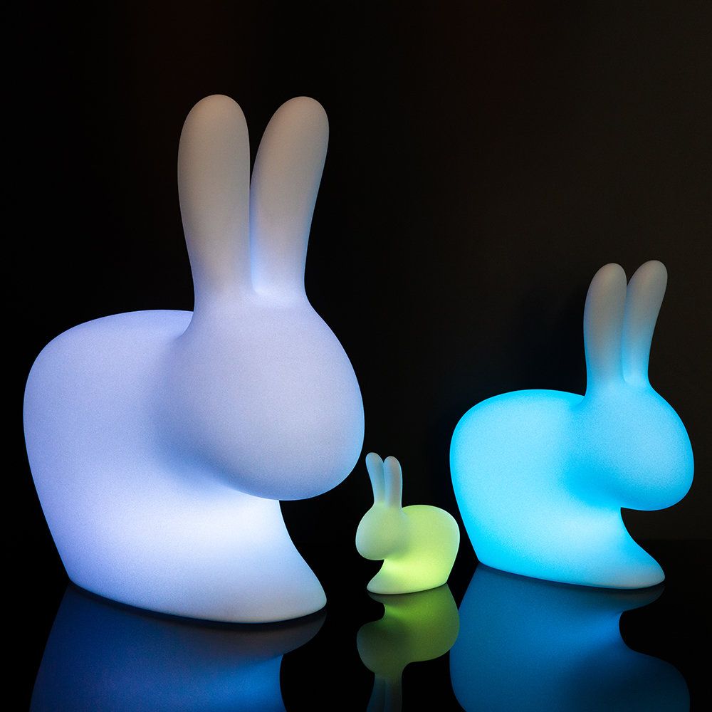 Rabbit LED decorative lamp with colored light