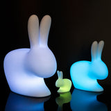 Rabbit LED decorative lamp with colored light