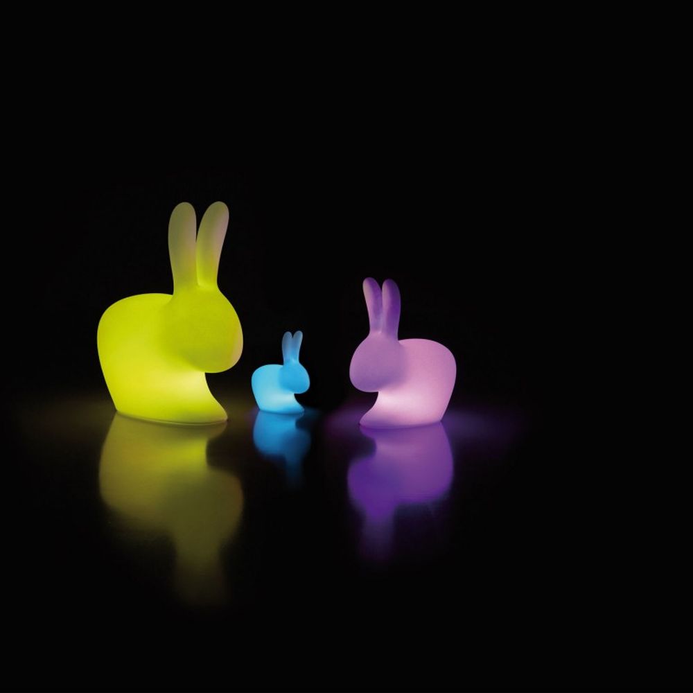 Rabbit LED decorative lamp with colored light