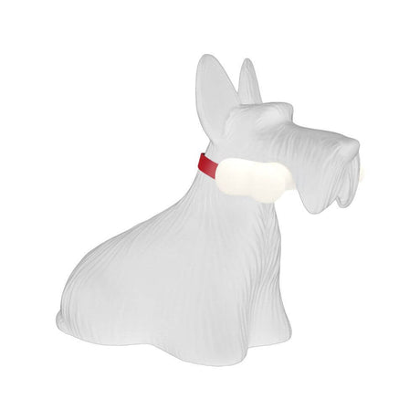 Scottie LED rechargeable floor lamp dog as cheerful decoration for your home, designed by Stefano Giovannoni.