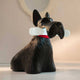 Scottie LED Akku Bodenleuchte Hund mit Knochen als fröhlicher Leuchthund für Ihr Zuhause.