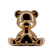 Teddy Boy Metal Tischleuchte in Kupfer von qeeboo, dekorative Tischlampe in Bärenform von Stefano Giovannoni