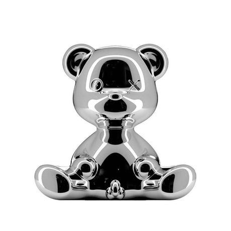 Teddy Boy Metal table lamp - elegant table lamp with a metallic bear design by Stefano Giovannoni.