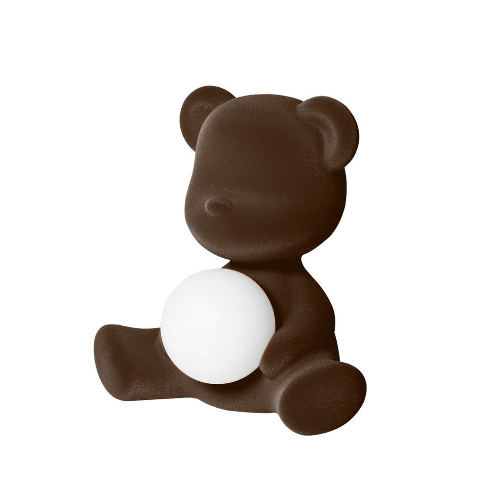 Lâmpada de mesa de veludo de menina de pelúcia