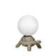 Turtle Carry LED Akku Leuchte IP55 mit leuchtendem Ball auf dem Panzer, ideal für Heim und Außenbereich.