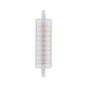R7s 12W LED Stab 2700K Klar