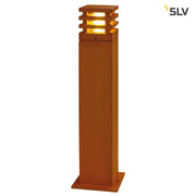 RUSTY 70 LED Square Außenleuchte eisen gerostet LED 3000K IP55, rostige Standleuchte von SLV