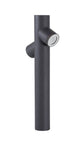 Ramo Außenwegeleuchte GU10 2-flammig Dunkelgrau IP65, modernes Design aus Aluminium und Glas für Außenbereiche.