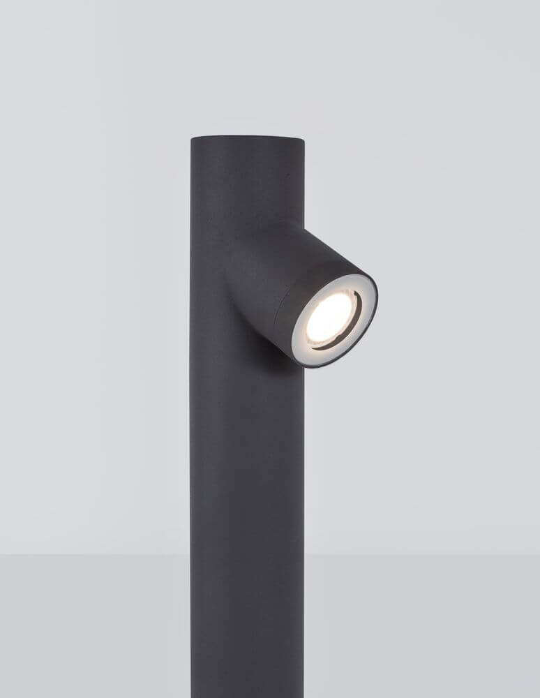 Ramo Außenwegeleuchte GU10 Dunkelgrau IP65 mit modernem Design für den Außenbereich.