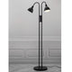 Ray Stehleuchte mit Dimmer 164cm Schwarz - elegante Stehleuchte mit zwei Dimmern und schwarzem Metalldesign.
