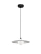 Reflet Pendelleuchte Schwarz, Weiß – elegante Hängelampe mit modernem Design und harmonischem Farbkontrast.
