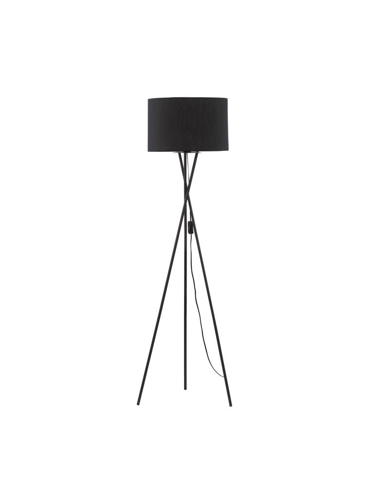 Retro Stehlampe Schwarz