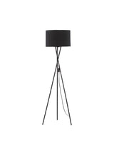 Retro Stehlampe Schwarz
