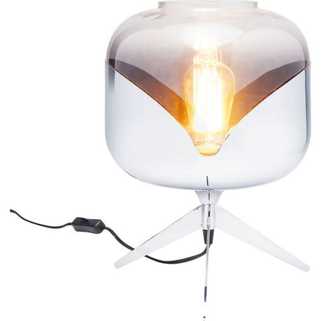 Retro Tischleuchte Goblet Ball Chrom mit edlem Design und Chromdetails in modernem Stil.