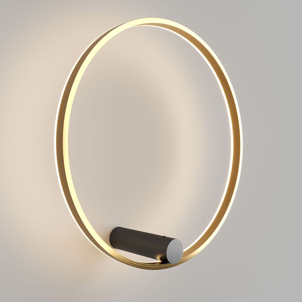 s.luce Ring Air LED-væglampe og loftslampe Ø 60 cm