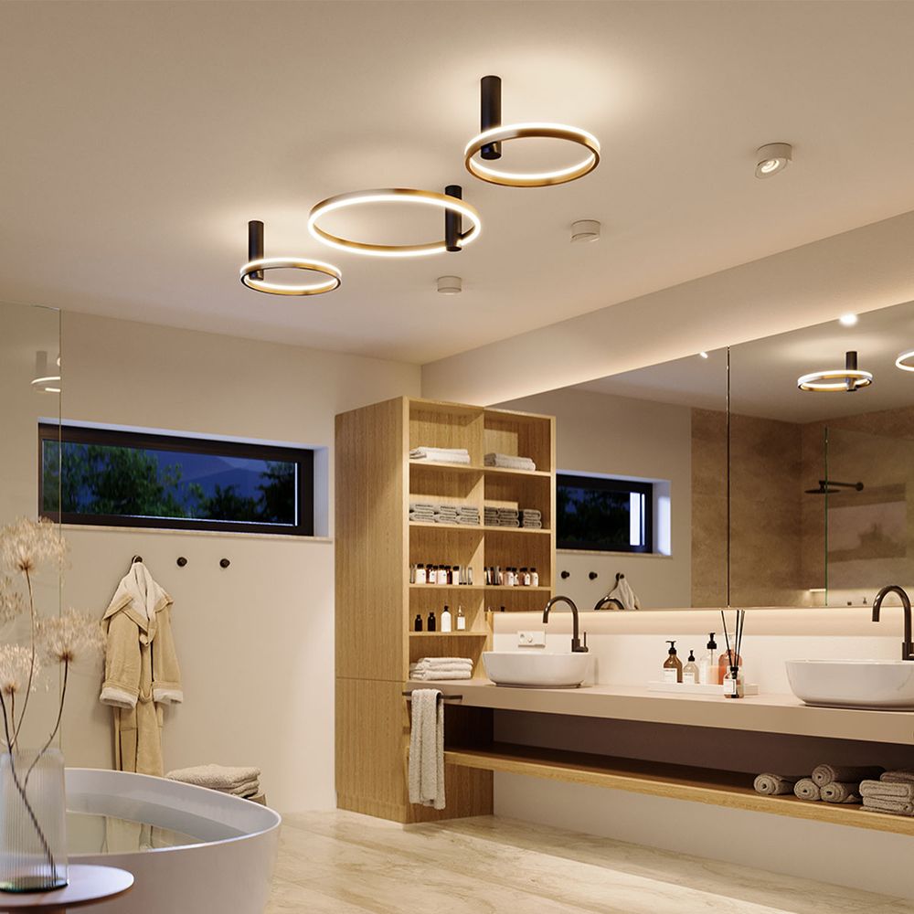 s.luce Ring Air LED parete e soffitto Ø 40 cm rotondo indiretto