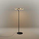 s.luce Ring LED-Stehleuchte Ø 60cm mit Touchdimmer in elegantem Design und minimalistischem Look.