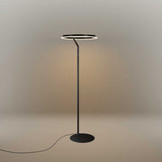 s.luce Ring LED-Stehleuchte Ø 60cm mit Touchdimmer, elegante Stehleuchte in minimalistischem Design.
