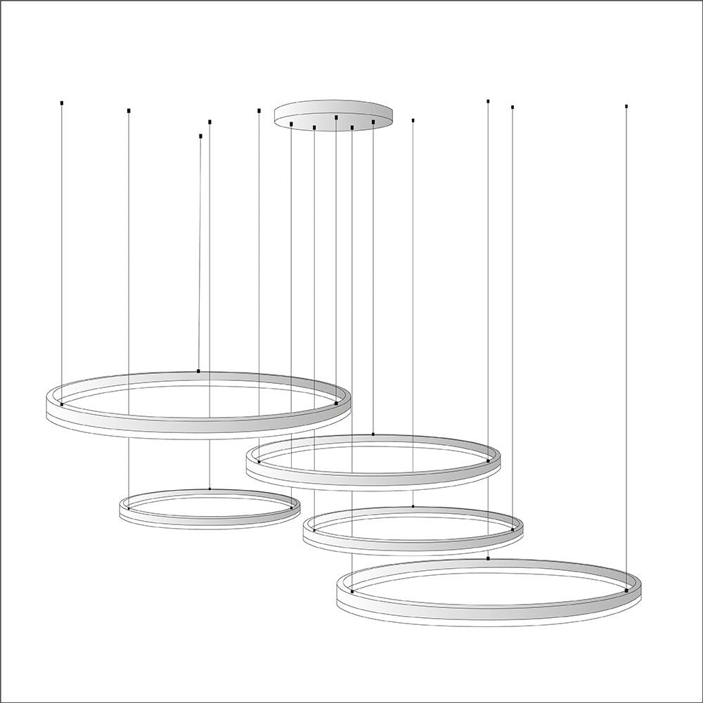 s.luce Excentrisk ringkonvertering (uden LED-ringe)