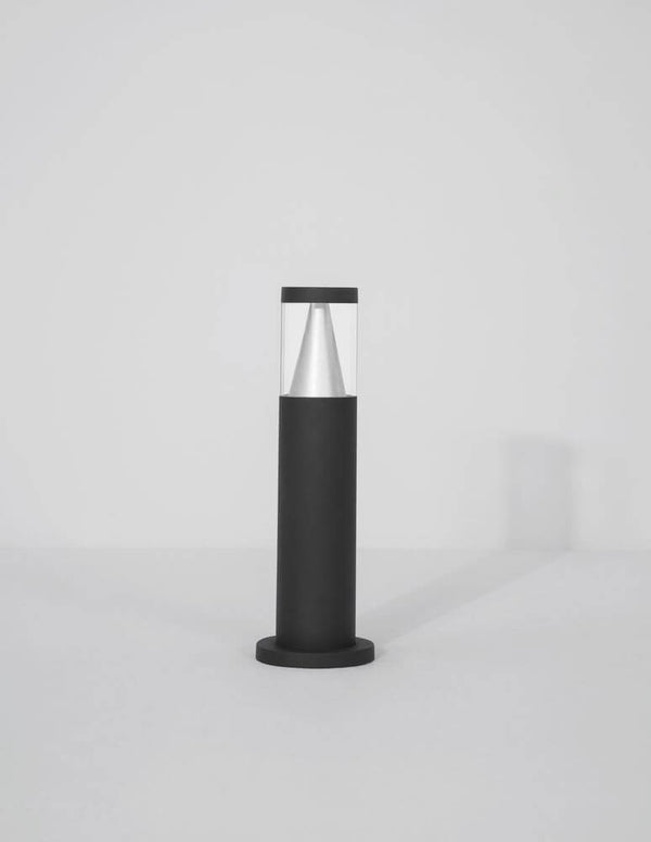 Rock LED Außenpollerleuchte 3000K Schwarz IP65 für Einfahrt, Eingang und Terrasse