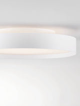 Roi Deckenleuchte Ø 40cm von Nova Luce, dimmbar mit TRIAC, moderne Lichtgestaltung in Weiß.