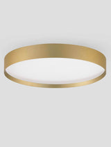 Roi Deckenleuchte Ø 40cm in Gold, dimmbar mit TRIAC, Lichtfarbe wechselbar über DIP-Switch-Funktion.