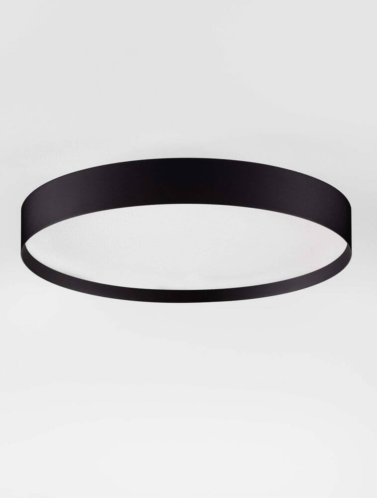 Roi Deckenleuchte Ø 40cm 2700 3000K, dimmbar mit DIP-Switch für Beleuchtungsanpassung in modernem Design.
