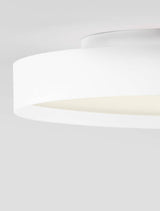 Roi Deckenleuchte Ø 40cm von Nova Luce, dimmbar, weiße Kappe, DIP-Switch für Lichtfarbenwechsel.
