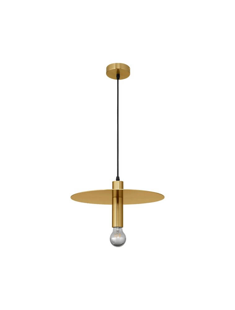 Royal Pendelleuchte E27 Ø 35cm in gold, dimmbarer Hängestrahler für Tische und Bars.