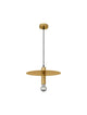 Royal Pendelleuchte E27 Ø 35cm in gold, dimmbarer Hängestrahler für Tische und Bars.
