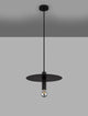 Royal Pendelleuchte E27 Ø 35cm in Schwarz, ideal für moderne Innenräume und dimmbare Beleuchtung.