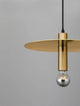 Royal Pendelleuchte E27 Ø 35cm in Gold, ideal für Tresen und Bars, dimmbar und elegant.