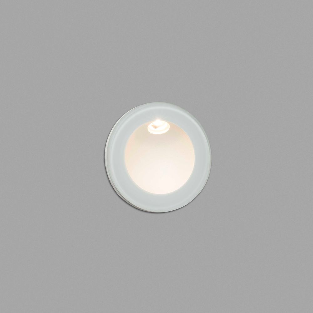 Lampada di installazione a parete a LED rotonde Galo 3W 3000K IP54 White