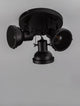 Ruvi Deckenleuchte GU10 3-flammig Ø 24cm Schwarz - moderner Deckenstrahler in mattem Schwarz.