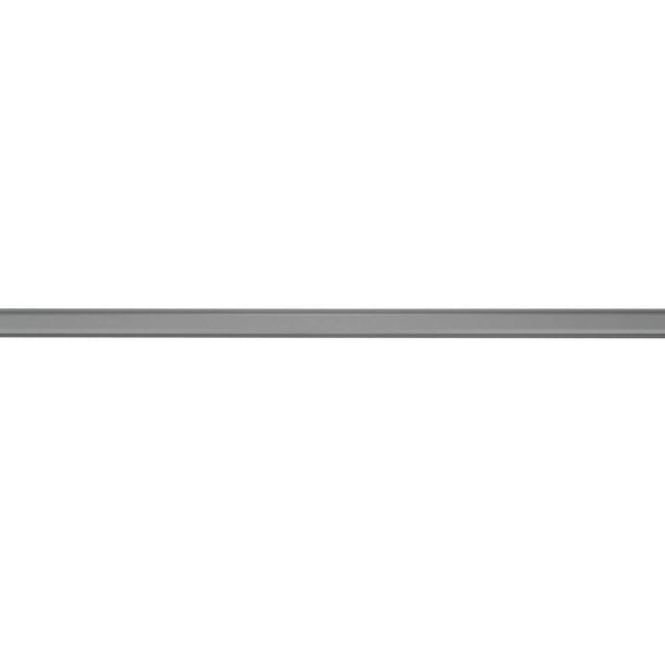 S-Track 3P.-Aufbauschiene Silbergrau 2m, Aluminium-Trägerschiene für Hochvolt-3Phasen-Aufbauschienen-System