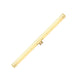 S14d LED Linienleuchte 50cm in Gold, extra warmweiß 1900K, dimmbar, ideal für Badezimmer und Küchen.