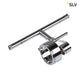 Saluna Seilleuchte für Tenseo 12V-Seilsystem QR-C51 Chrom
