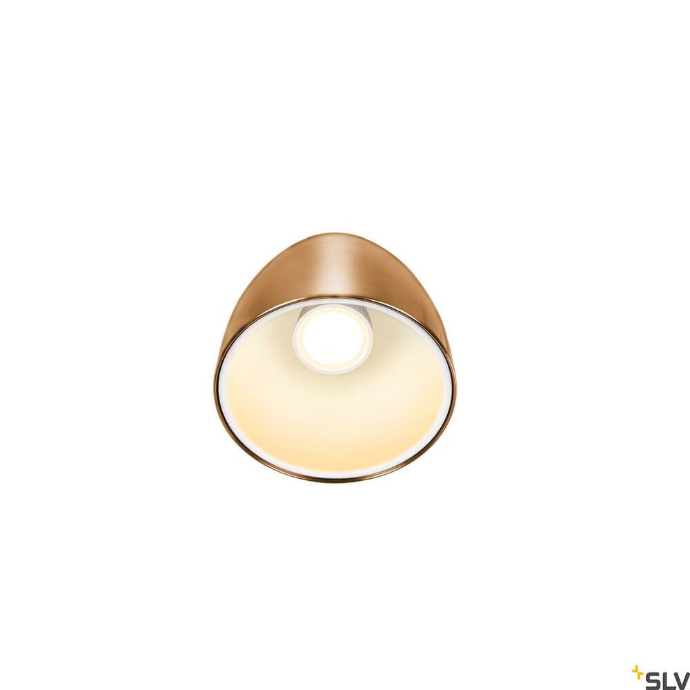 3-Phasen Para Cone 14 QPAR51 Pendellampe Kupfer, elegante Pendelleuchte mit warmem Licht.