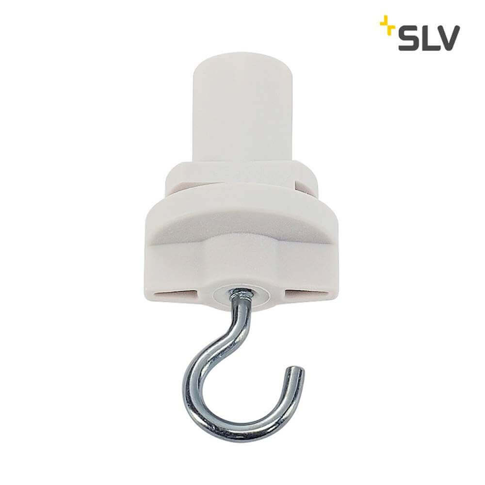 3-Phasen Adapter mit Haken für S-Track Schiene Weiß