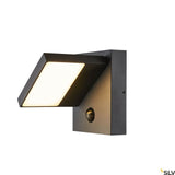 Capteur d'abriseur LED extérieur lampe murale 3000-4000K anthracite