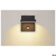 Abridor Sensor LED Außen-Wandlampe in Anthrazit mit 3000-4000K, modernes Design für Außenbeleuchtung.