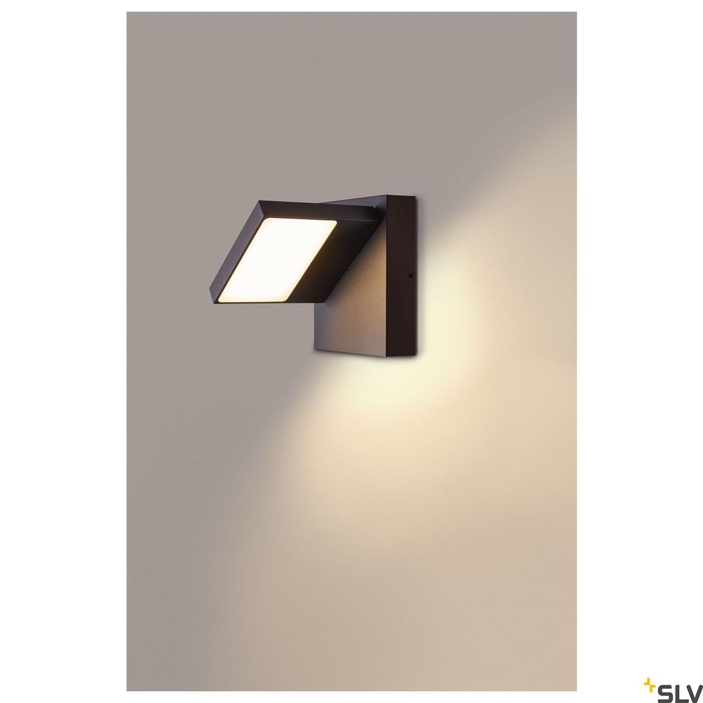 Lampe murale extérieure à LED de l'abriseur 3000-4000K IP55 anthracite